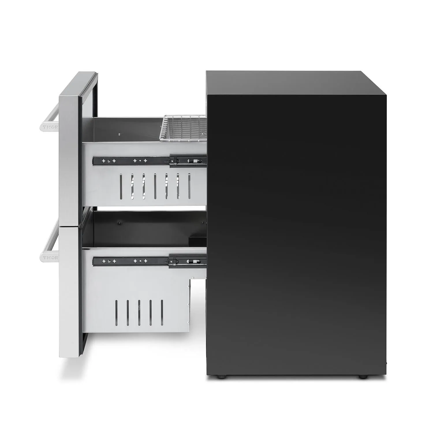 Thor Kitchen TRF24U 24 Inch Indoor Outdoor Refrigerator Drawer In Stainless Steel