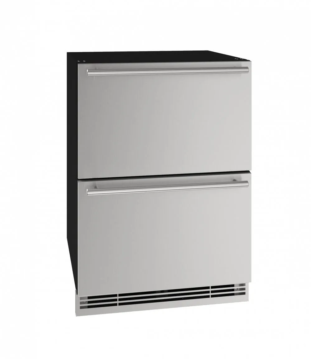 U-Line UHDR124SS61A Hdr124 24 Refrigerator Drawers With Stainless Solid Finish (115V/60 Hz Volts /60 Hz Hz)