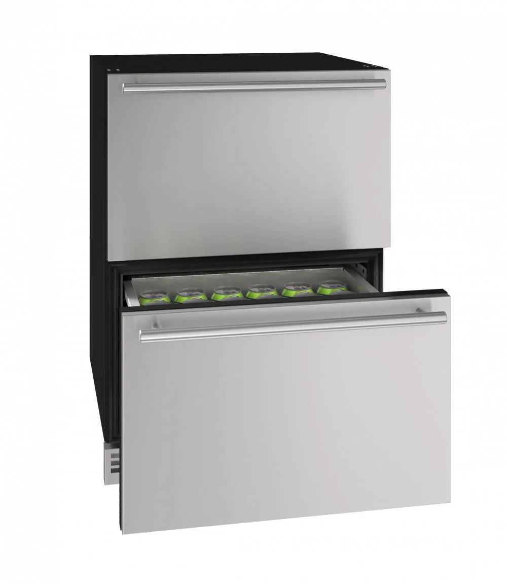 U-Line UHDR124SS61A Hdr124 24 Refrigerator Drawers With Stainless Solid Finish (115V/60 Hz Volts /60 Hz Hz)