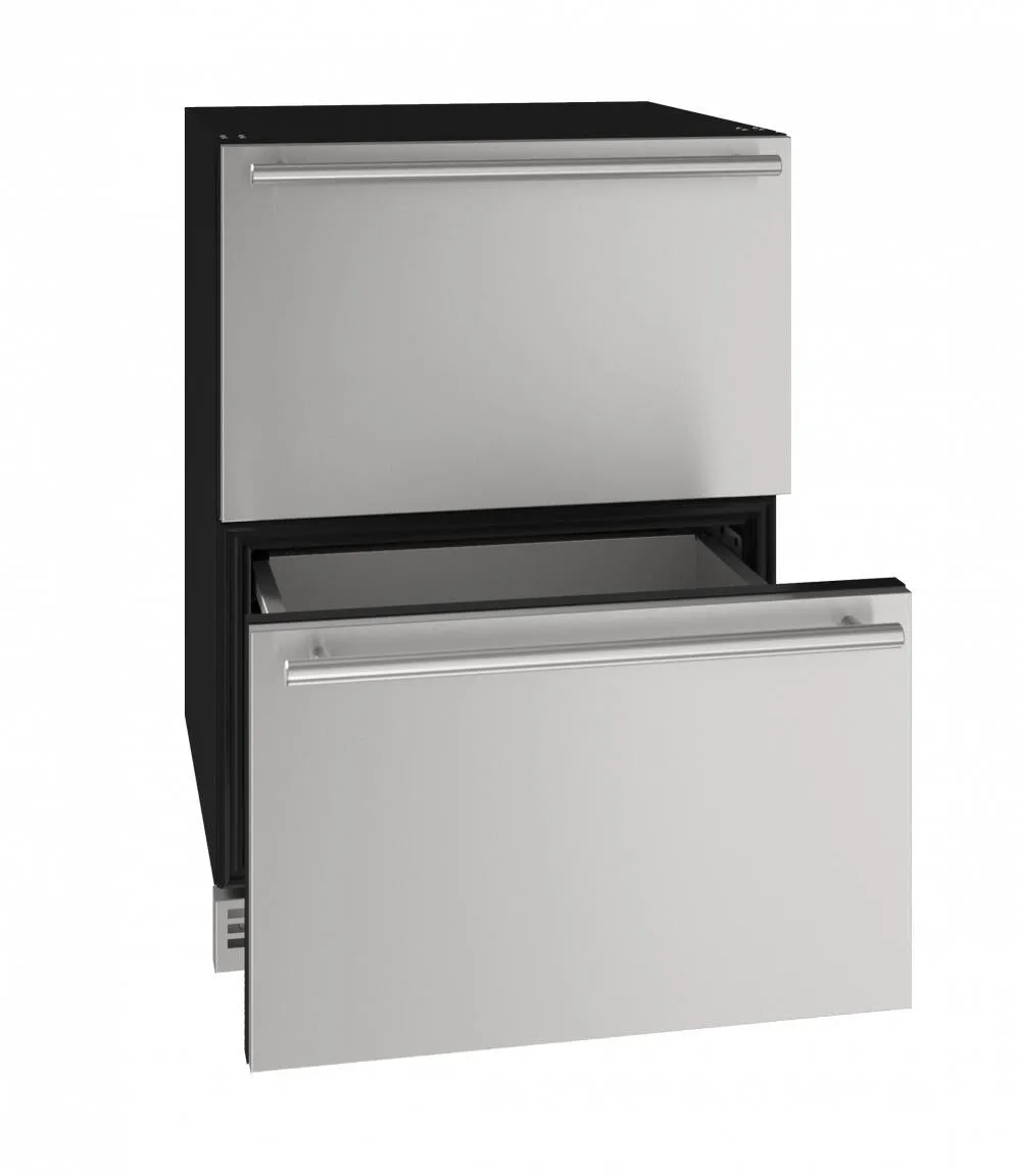 U-Line UHDR124SS61A Hdr124 24 Refrigerator Drawers With Stainless Solid Finish (115V/60 Hz Volts /60 Hz Hz)