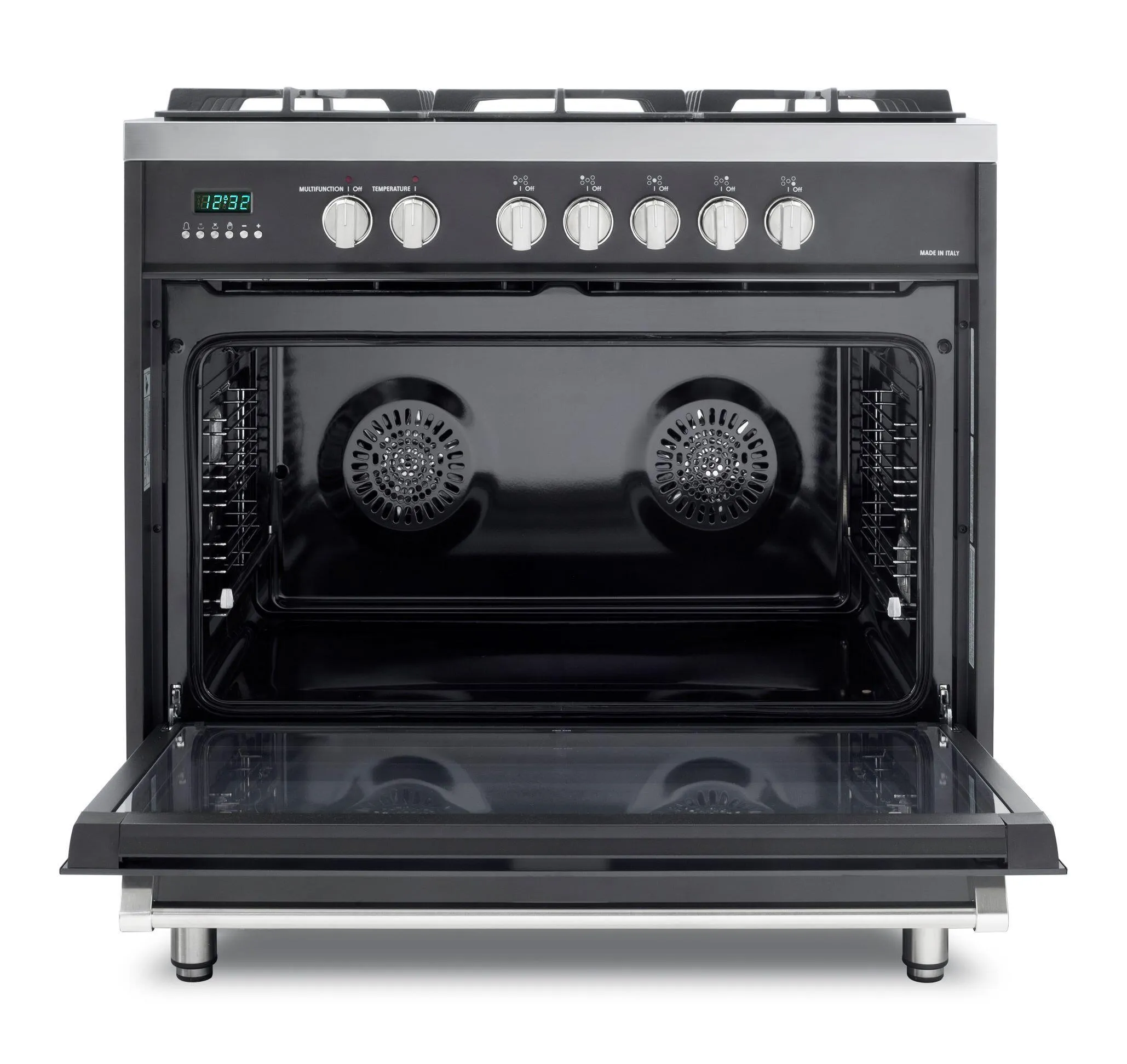 Verona VDFSGE365E Matte Black 36 Dual Fuel - Designer Series