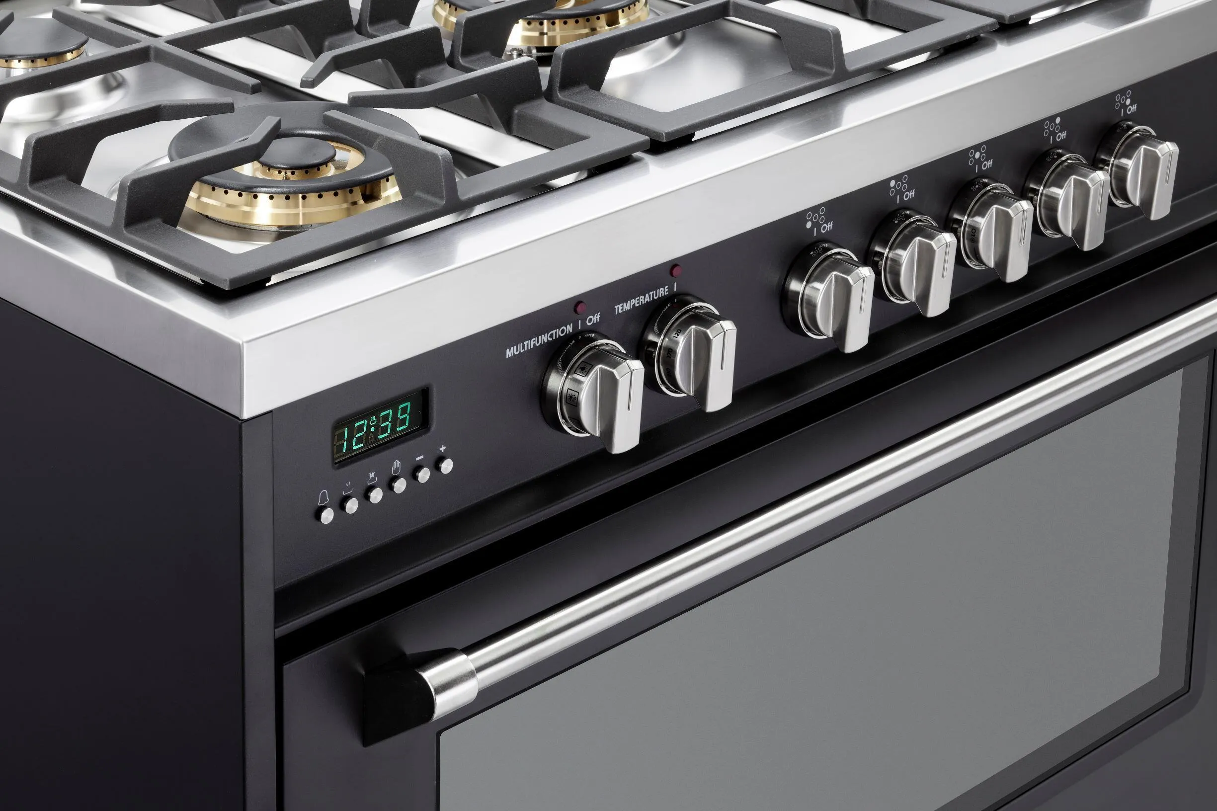 Verona VDFSGE365E Matte Black 36 Dual Fuel - Designer Series