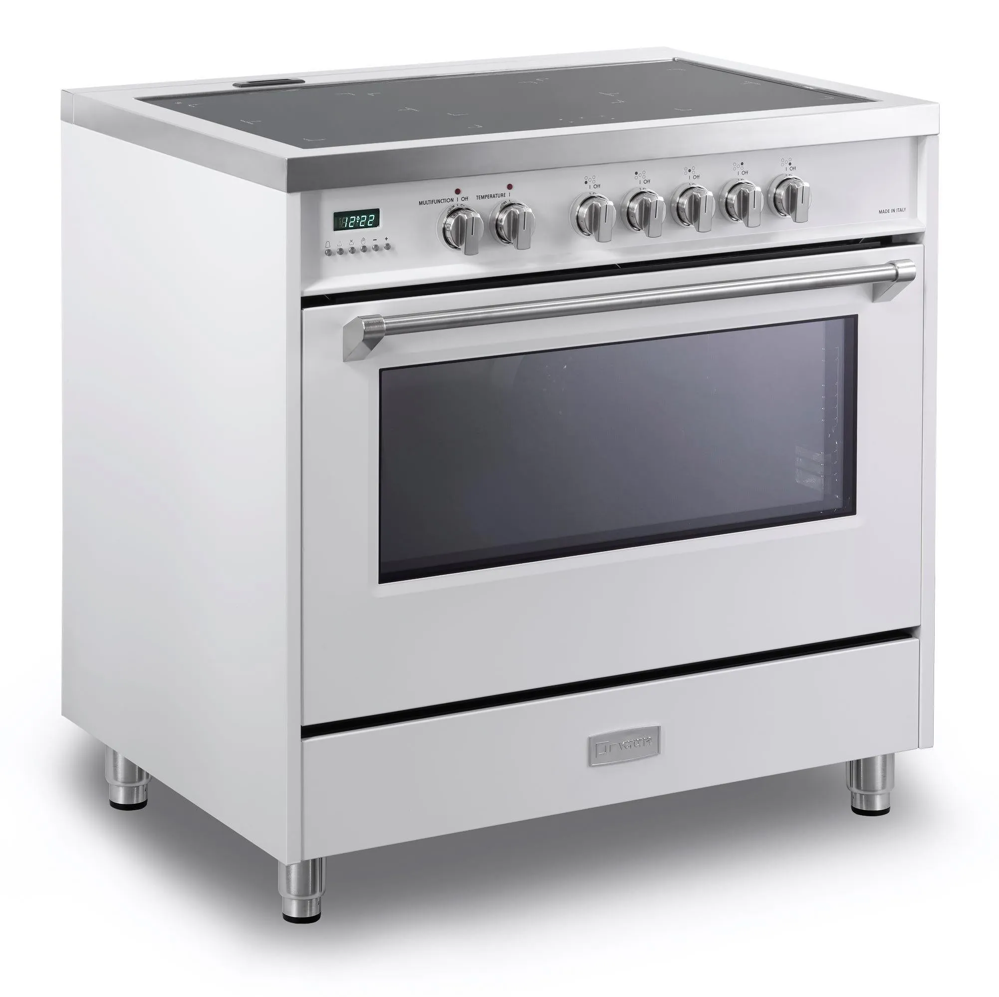 Verona VDFSIE365W Designer 36 Induction Single Oven Range - White