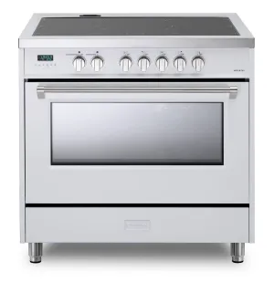 Verona VDFSIE365W Designer 36 Induction Single Oven Range - White
