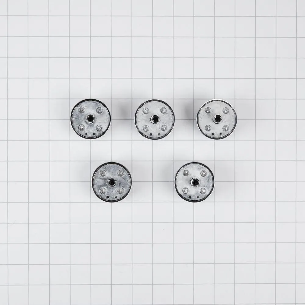Whirlpool W10698166 Range Control Knob Kit. Stainless