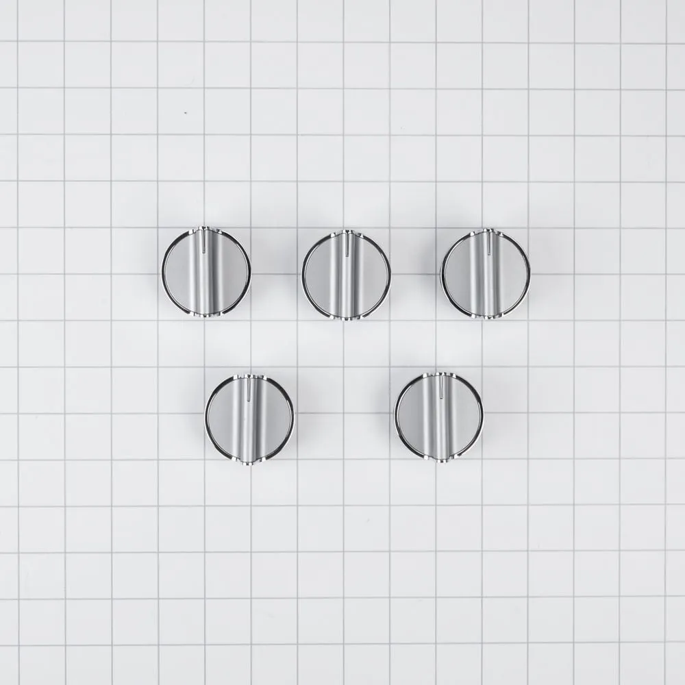 Whirlpool W10698166 Range Control Knob Kit. Stainless