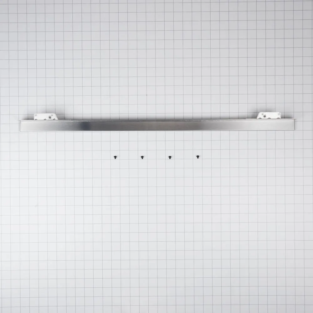 Whirlpool W10727416 30 Warming Drawer Heat Deflector. Black/Stainless Steel