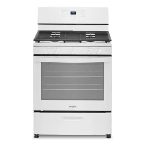 Whirlpool WFG505M0MW 5.1 Cu. Ft. Freestanding Gas Range With Edge To Edge Cooktop