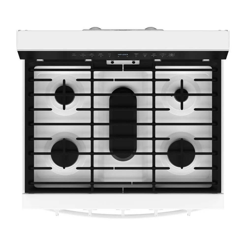 Whirlpool WFGS7530RW 30-Inch Smart Gas Range With Air Cooking Technology. No Preheat Air Fry. Steam/Self Clean And High Speed Preheat