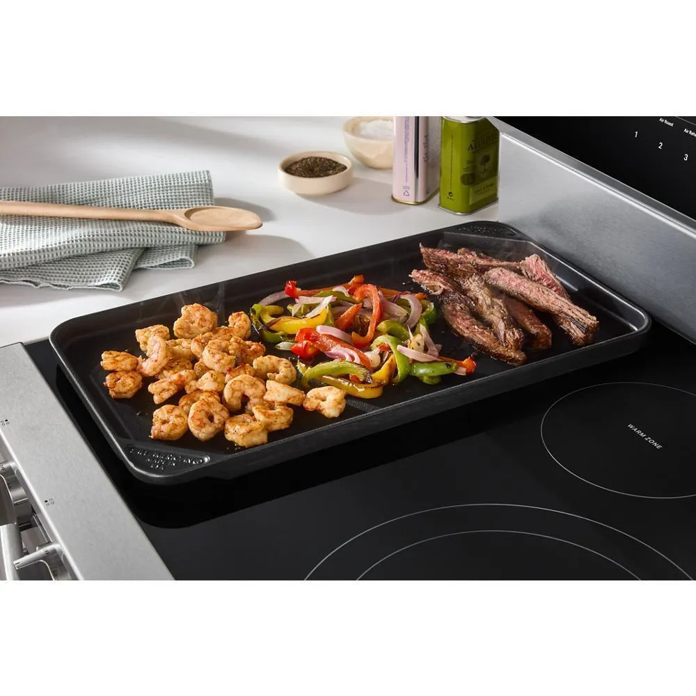 Whirlpool WFGS7530RZ 30-Inch Smart Gas Range With Air Cooking Technology. No Preheat Air Fry. Steam/Self Clean And High Speed Preheat