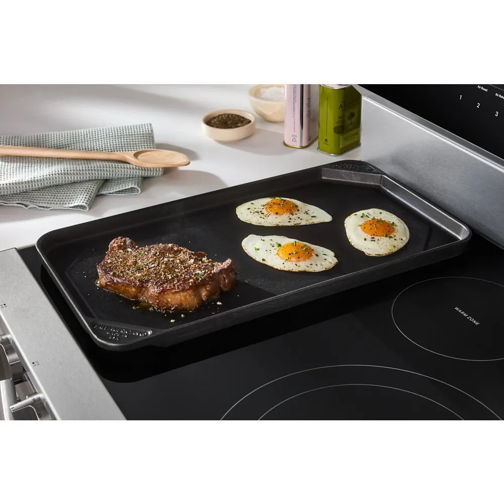 Whirlpool WFGS7530RZ 30-Inch Smart Gas Range With Air Cooking Technology. No Preheat Air Fry. Steam/Self Clean And High Speed Preheat