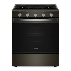 Whirlpool WSGS7530RV 30-Inch Smart Slide In Gas Range With Air Cooking Technology. No Preheat Air Fry. Wipeclean&#8482; Coating. Steam/Self Clean And High Speed Preheat