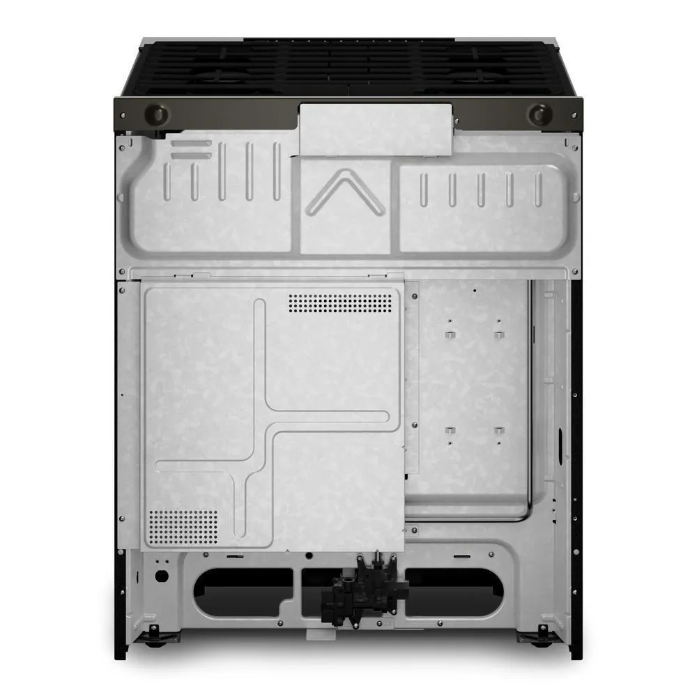 Whirlpool WSGS7530RV 30-Inch Smart Slide In Gas Range With Air Cooking Technology. No Preheat Air Fry. Wipeclean&#8482; Coating. Steam/Self Clean And High Speed Preheat