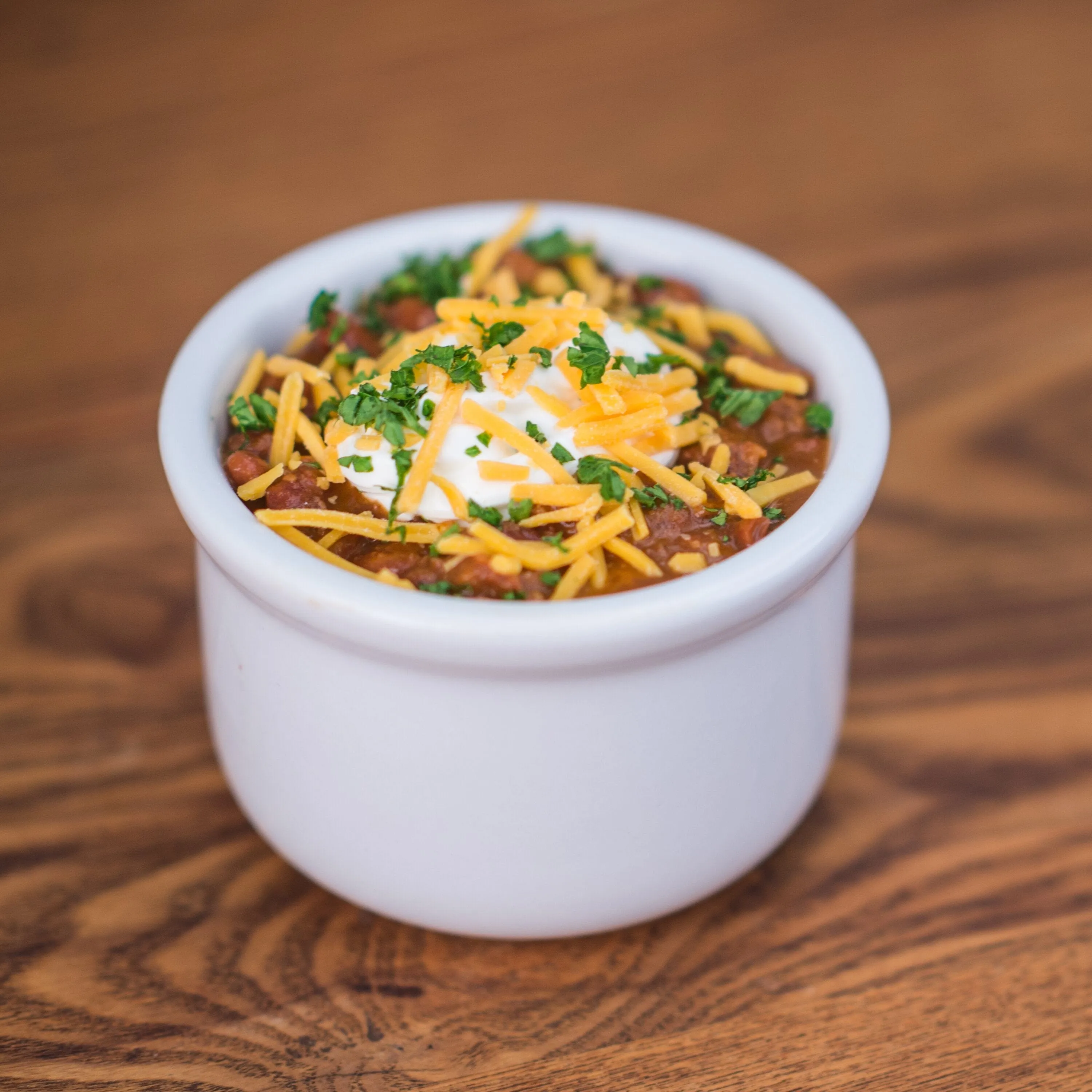 White Porcelain Chili Bowl