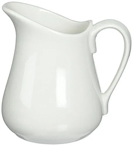 White Porcelain Pitcher
