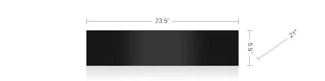 Wolf CW24B 24 Cup Warming Drawer - Black Glass