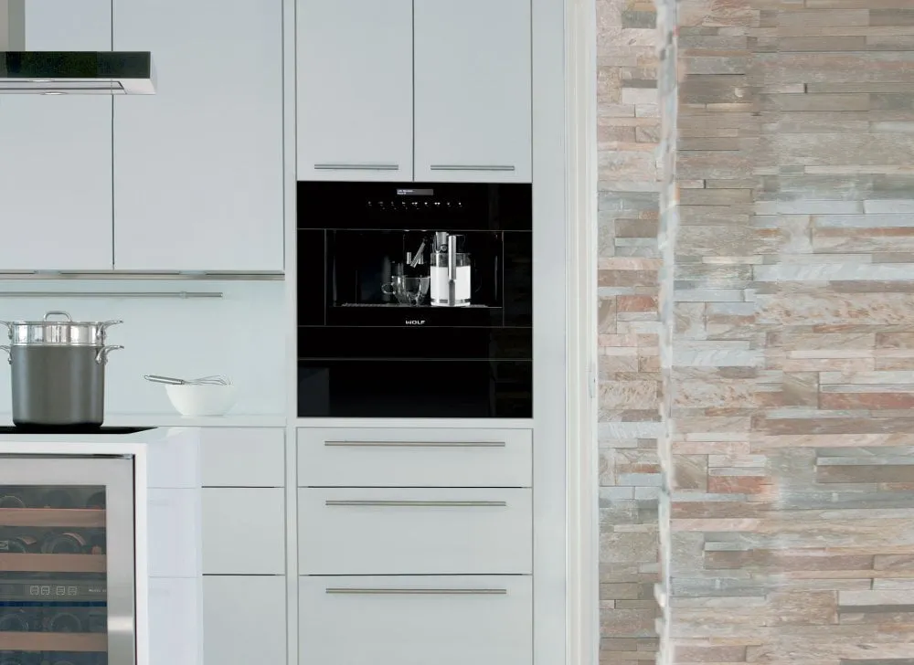 Wolf CW24B 24 Cup Warming Drawer - Black Glass