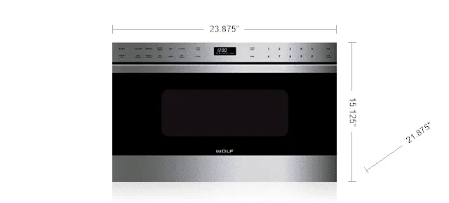 Wolf MD24TES 24 Transitional Drawer Microwave