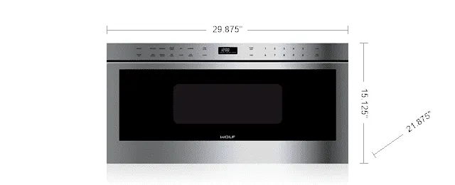 Wolf MD30PES 30 Professional Drawer Microwave