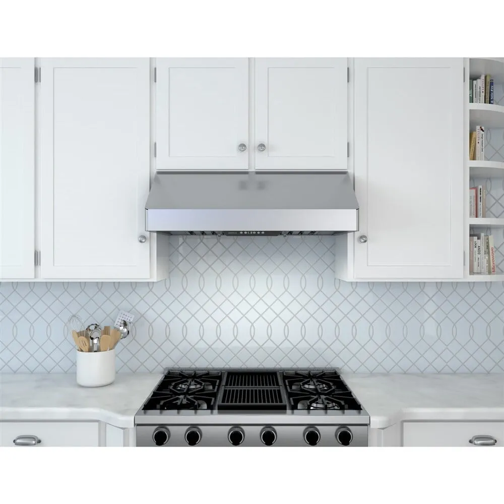 Zephyr AK7036BS 36 Tempest I Wall Hood With 650 Cfm Blower. 6 Speed Levels. Act