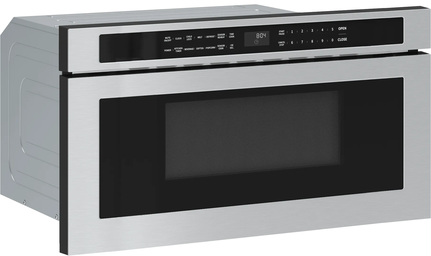 Zephyr MWD3001AS Microwave Drawer. 30In. Built-In. Ss. 1.2 Cu. Ft.