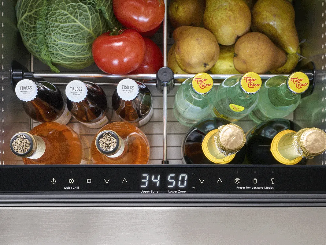 Zephyr PRRD24C2ASOD 24 Outdoor Dual Zone Refrigerator Drawers